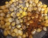 A picture of step 2 of Masala Corn.