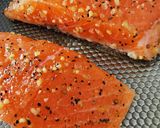 A picture of step 1 of Steamed Salmon with Ginger Floss.