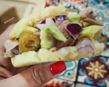 Foto del paso 4 de la receta: Arepa de aguacate y ventresca de atún