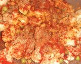 A picture of step 5 of Gobi Matar Aloo.