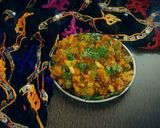 A picture of step 8 of Shahi Gobhi.