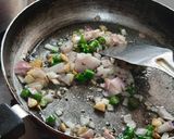 A picture of step 3 of Spinach potatoes bhaji (palak batata bhaji).