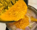 Hình bước làm 9 của món Lẩu chao sa tế má đùi gà