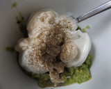 Foto del paso 1 de la receta: Bolas de arroz con salsa verde