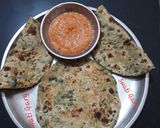 मेथी का पराठा (methi ka paratha recipe in Hindi) रेसिपी चरण 6 फोटो