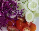 Hình bước làm 4 của món Salad trộn dầu giấm