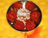 A picture of step 2 of Gajar ke laddoo.