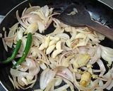 A picture of step 2 of Methi-Matar-Paneer Malai.