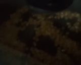 A picture of step 3 of Popcorns at home.