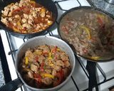 Foto del paso 4 de la receta: Tacos de carne, pollo y vegie