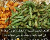 صورة لخطوة 4 من وصفة خضار مقلية بالطحينة بطريقة الكعبية