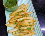 A picture of step 3 of Sweet Potato Fries.