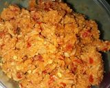Gambar langkah 1 resipi Pulut sambal panggang.
