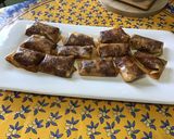 Une image de l'étape 12 de Croustillants de bricks aux dattes, amandes et miel.