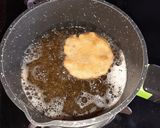 A picture of step 6 of Rabdi malpua.