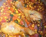 Pas rețetă Tocăniță de pui cu legume- Sănătate în Farfurie- fără ulei 3 fotografie