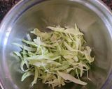 A picture of step 1 of Apple and Cabbage salad.