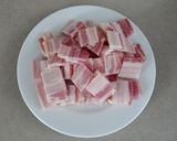 Hình bước làm 1 của món Tomato Bacon Spaghetti