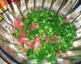 A picture of step 1 of Mayo Fajita sandwiches.