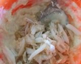 Foto del paso 4 de la receta: Timbal de cangreja en arroz con crema ácida y ensalada marinera