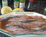 Foto del paso 1 de la receta: Sardinas marinadas con soja y cítricos