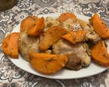 Foto del passaggio 3 della ricetta Patate Dolci con Arrosto di Pollo