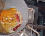 A picture of step 4 of Chana DaL With Vadis.