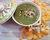 A picture of step 4 of Spinach Potato and Celery Soup.