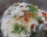 A picture of step 9 of Sindhi beef biryani.