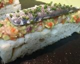 Foto del paso 8 de la receta Focaccia con guacamole y sardinas marinadas