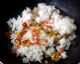 A picture of step 5 of American Fried Rice.
