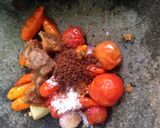 Foto langkah ke 3 dari resep Sambel terasi pedes😍.
