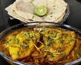 A picture of step 12 of Raw Jackfruit Curry.