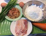 Hình bước làm 1 của món Bánh cải thảo muối cay