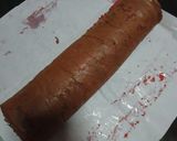 Foto langkah ke 5 dari resep Bolu Gulung Strawberry Keto /Fluorless.