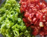 A picture of step 2 of Chilli Tomato Sabji.