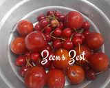 A picture of step 3 of Plum and Cherry Tart.