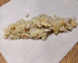 A picture of step 2 of Lumpiang Shanghai.