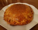 Une image de l'étape 8 de Tourte au poulet et poireaux.