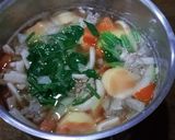 รูปขั้นตอนการทำที่ 5 ของ ซุปมักกะโรนี,หมูสับ,เต้าหู้ไข่ - คีโต