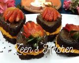 A picture of step 5 of Paneer Sandwiched Chocolate Hearts.