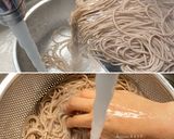 Foto del passaggio 5 della ricetta Soba freddi con fave e piselli mangiatutto😋🇯🇵🥢