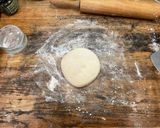 A picture of step 6 of Sourdough pizza.