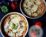 Foto langkah ke 6 dari resep No Knead Pizza (Pizza Tanpa Ulen).