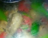 A picture of step 4 of Peshawari karahi.