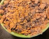 A picture of step 1 of Easy Microwave Butterfinger Fudge.