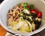 Hình bước làm 5 của món Cải Thảo Trộn Heo Xào