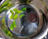 A picture of step 1 of Foxtail Millet Pulao.
