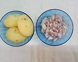 আলু মটর কারি রেসিপি ধাপ - 1 ছবি