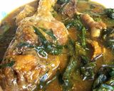 A picture of step 14 of Oha and Uziza Soup.